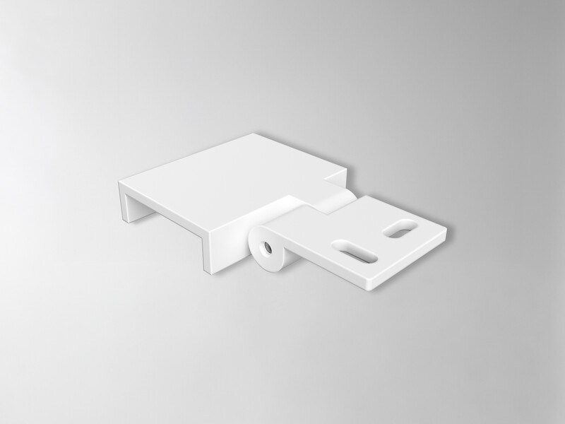 hide-a-lite Mekaaninen lisätar, flexline kulmakiinnike 32mm 2 kpl wh