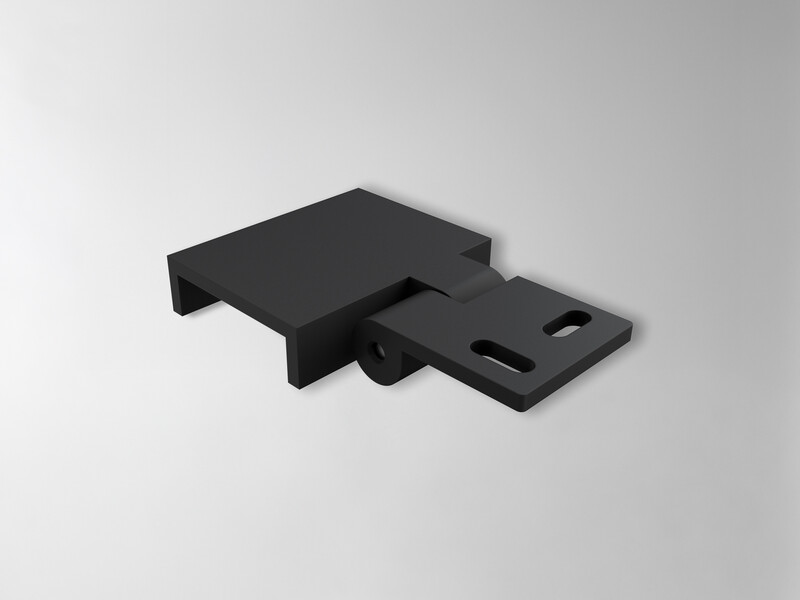 hide-a-lite Mekaaninen lisätar, flexline kulmakiinnike 32mm 2 kpl bl