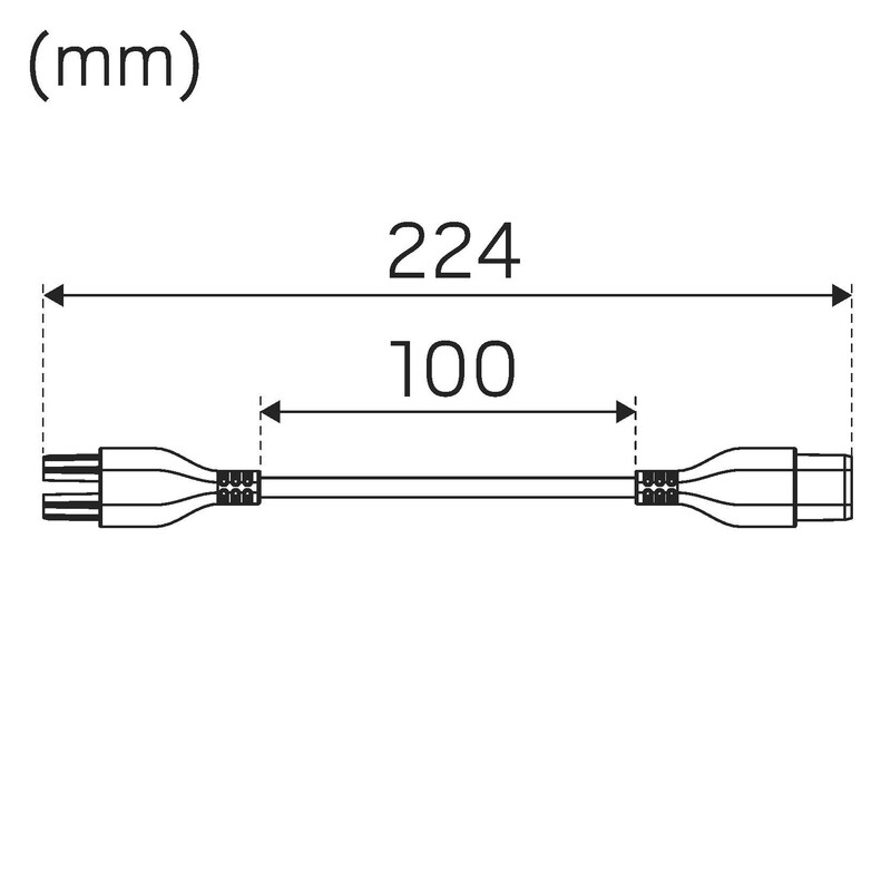 hide-a-lite Electrical acc. flexline flexline cable st. 10cm bl