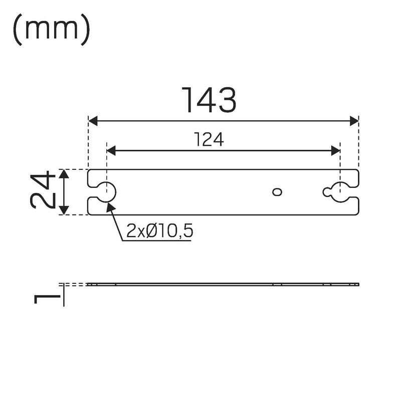 hide-a-lite Mechanical acc. flexline flexline suspens. kit straight