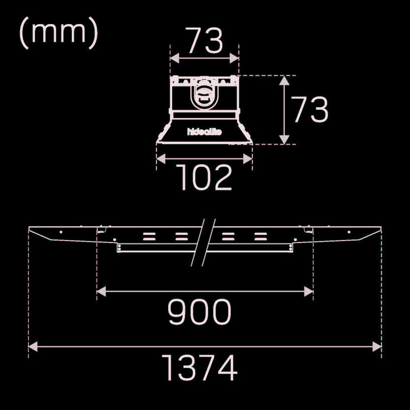hide-a-lite Teo.val. avoin indline basic ip23 8650lm 62w 4k gr