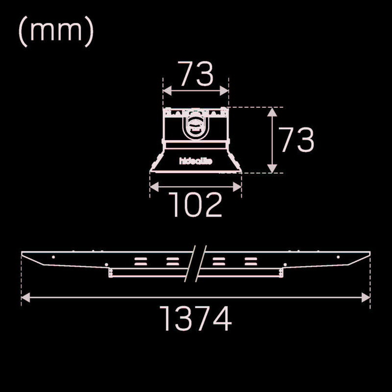 hide-a-lite Teo.val. avoin indline basic ip23 8900lm 60w 4k gr da2