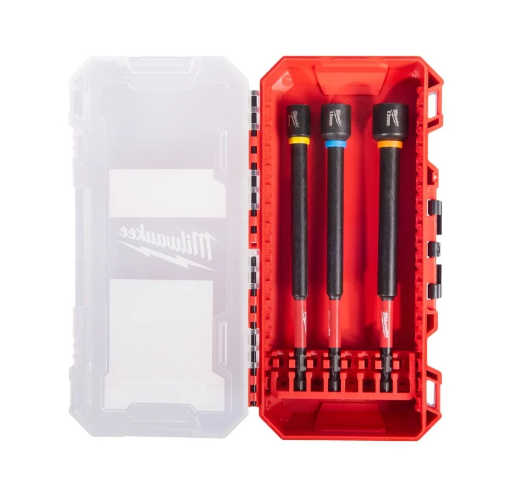 milwaukee Nut driver set milwaukee mag shw long 3p