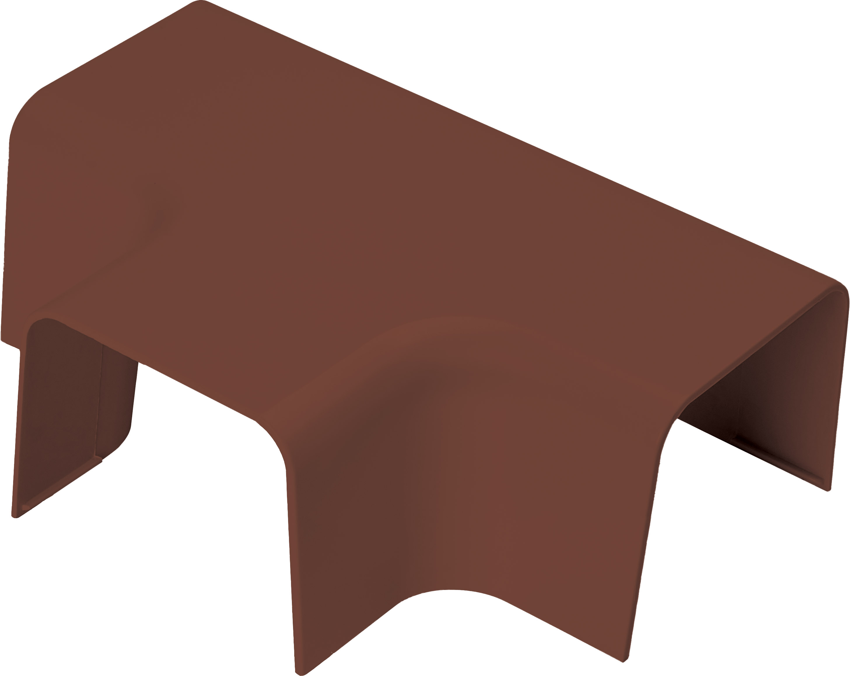 AC DUCT ARTIPLASTIC T-PIECE BROWN 80X60