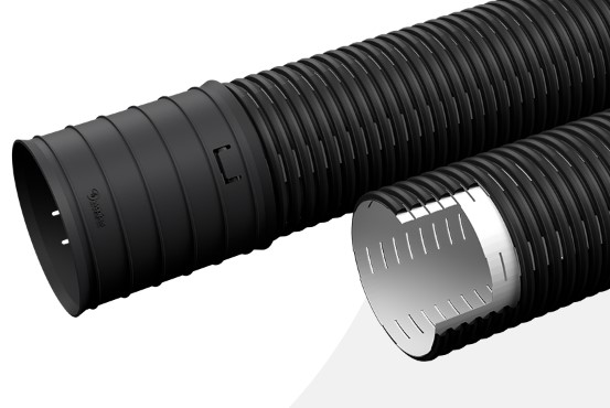 EHITUSDRENAAŽI TORU HDPE 110 6m SN8 AUGUD 180⁰