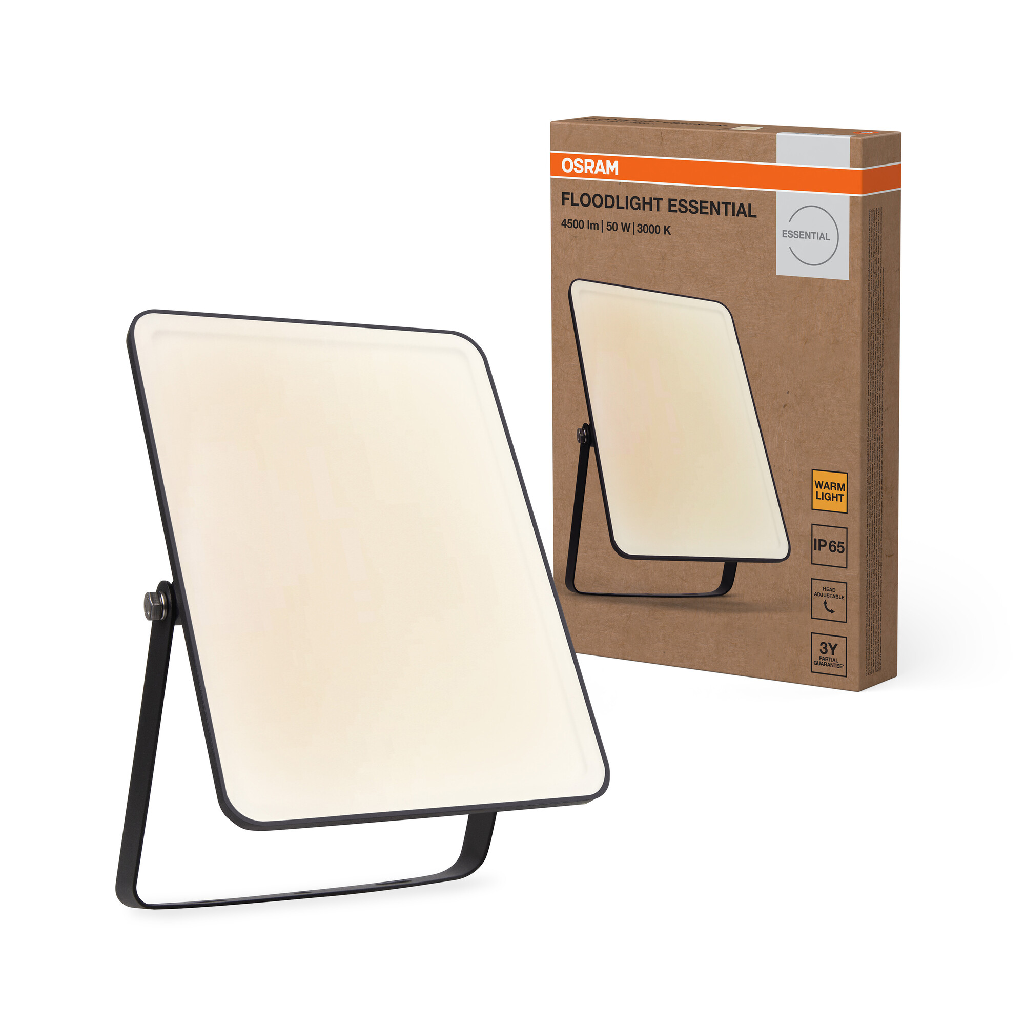 ledvance Led prožektors essential 50w 3000k ip65 ik04