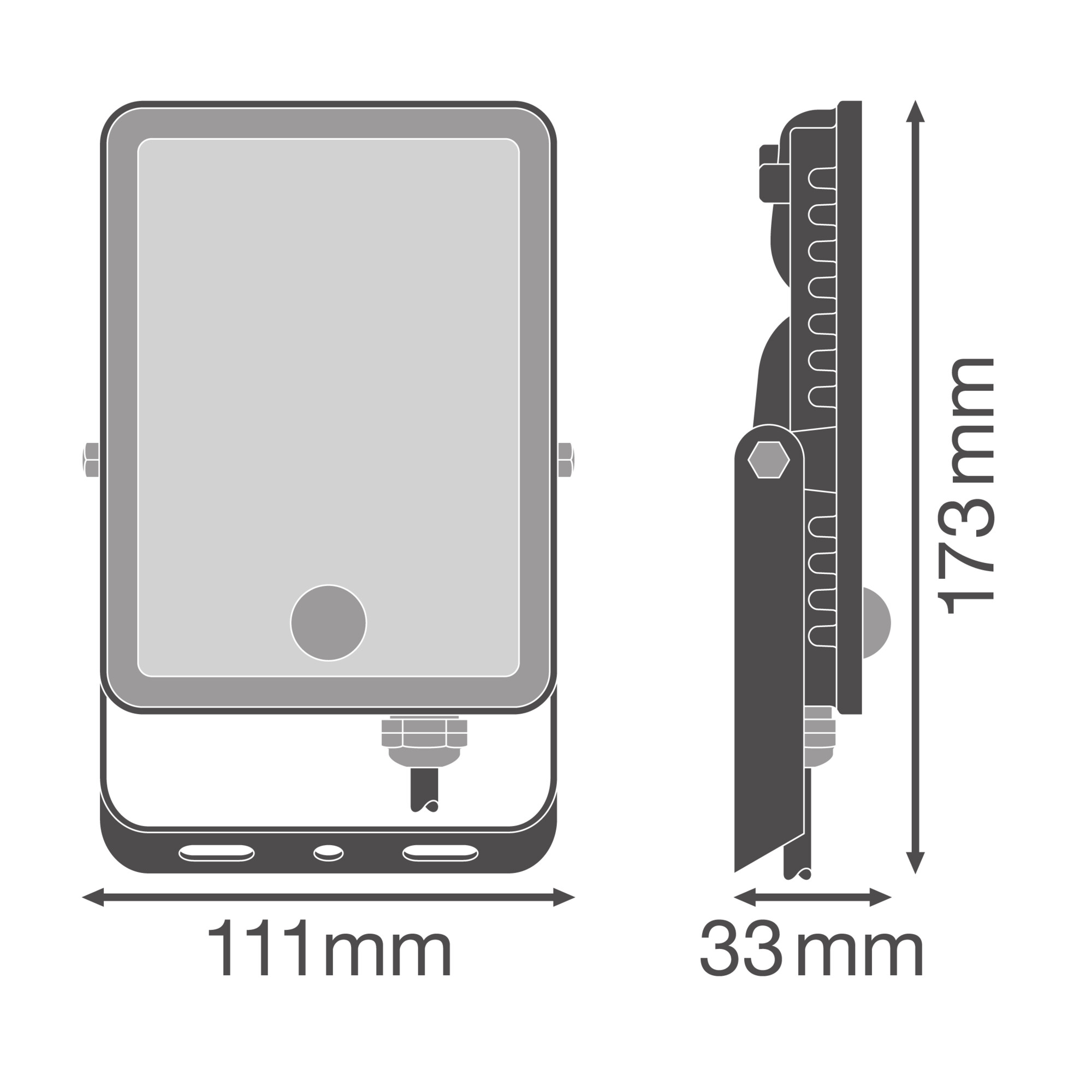 ledvance Led prožektors essential ar sensoru 20w 4000k ip65 ik04