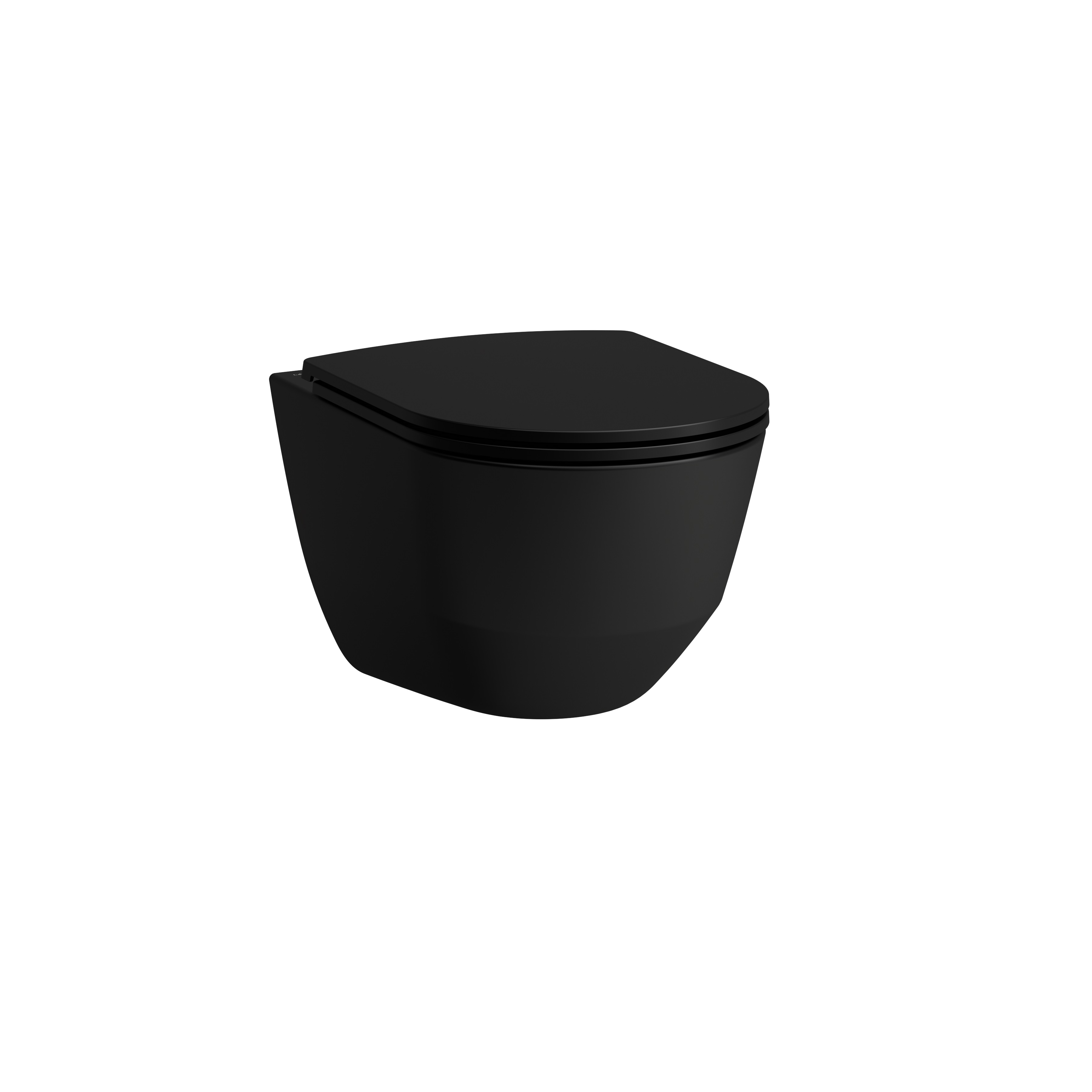 WC-STOL VÄGGH UTAN SITS LAUFEN PRO 82096.6 RIMLESS MATT SVART