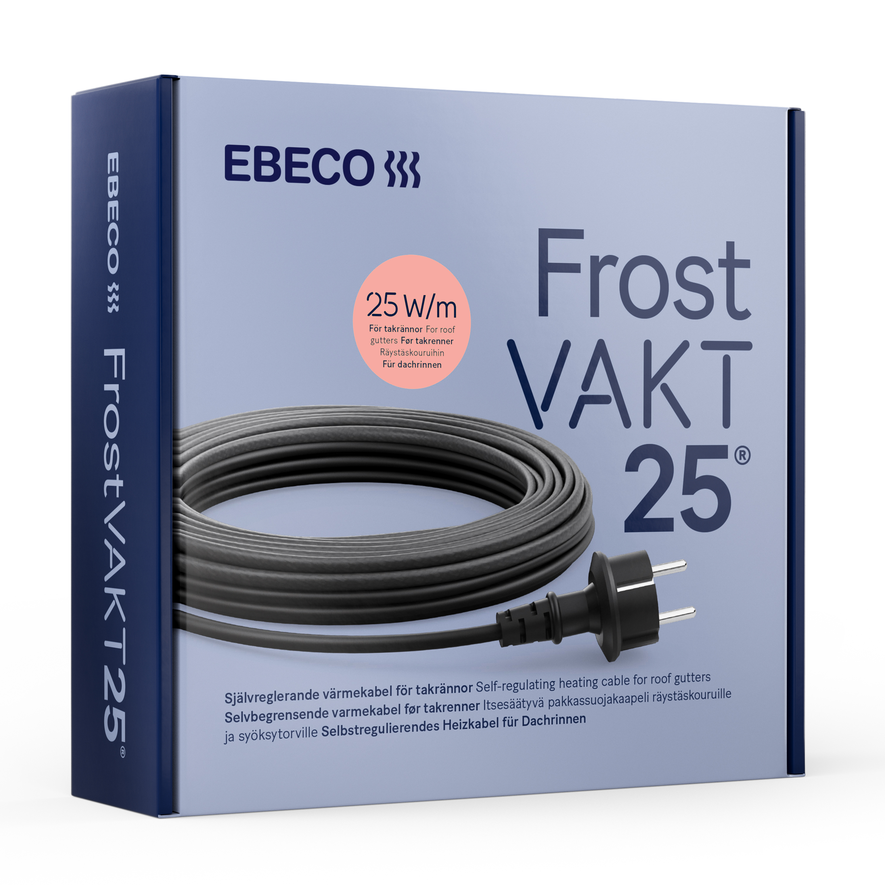 SULANAPITOKAAPELI FROSTVAKT 10 20M,PISTOKKEELLA,25W/M,10C