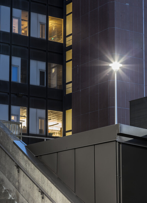airam Pole mount. luminaire ip54 e27 pcc gr