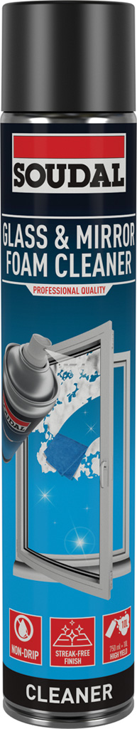 TĪRĪŠANAS PUTAS 750ml STIKLAM UN SPOGUĻIEM