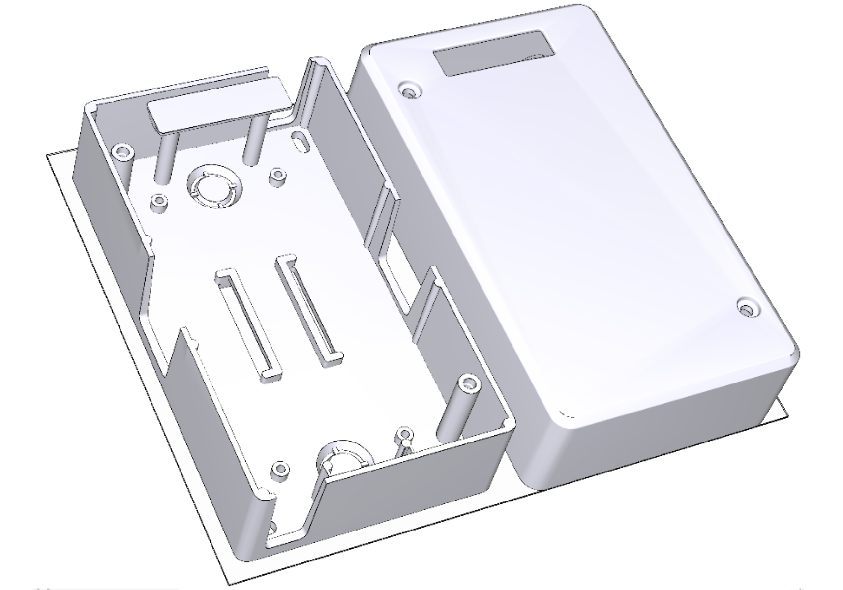 linjator Skarvbox 5000/1, för 1 moduler, plast