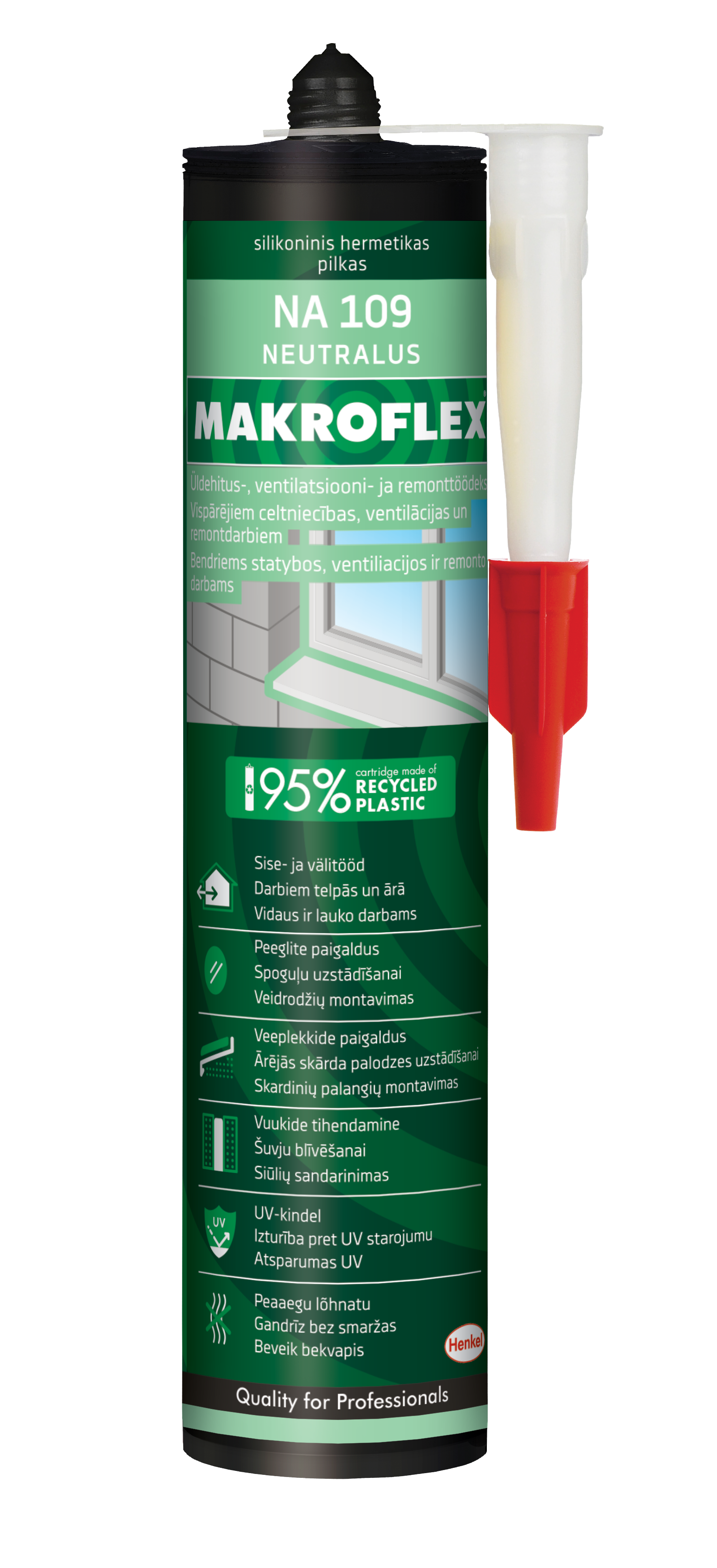 NEUTRAALNE SILIKOON NA109 300ml HALL