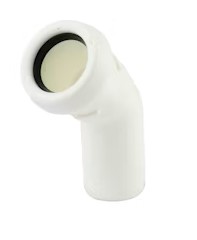 PPHT LĪKUMS 40MM/45° BALTS