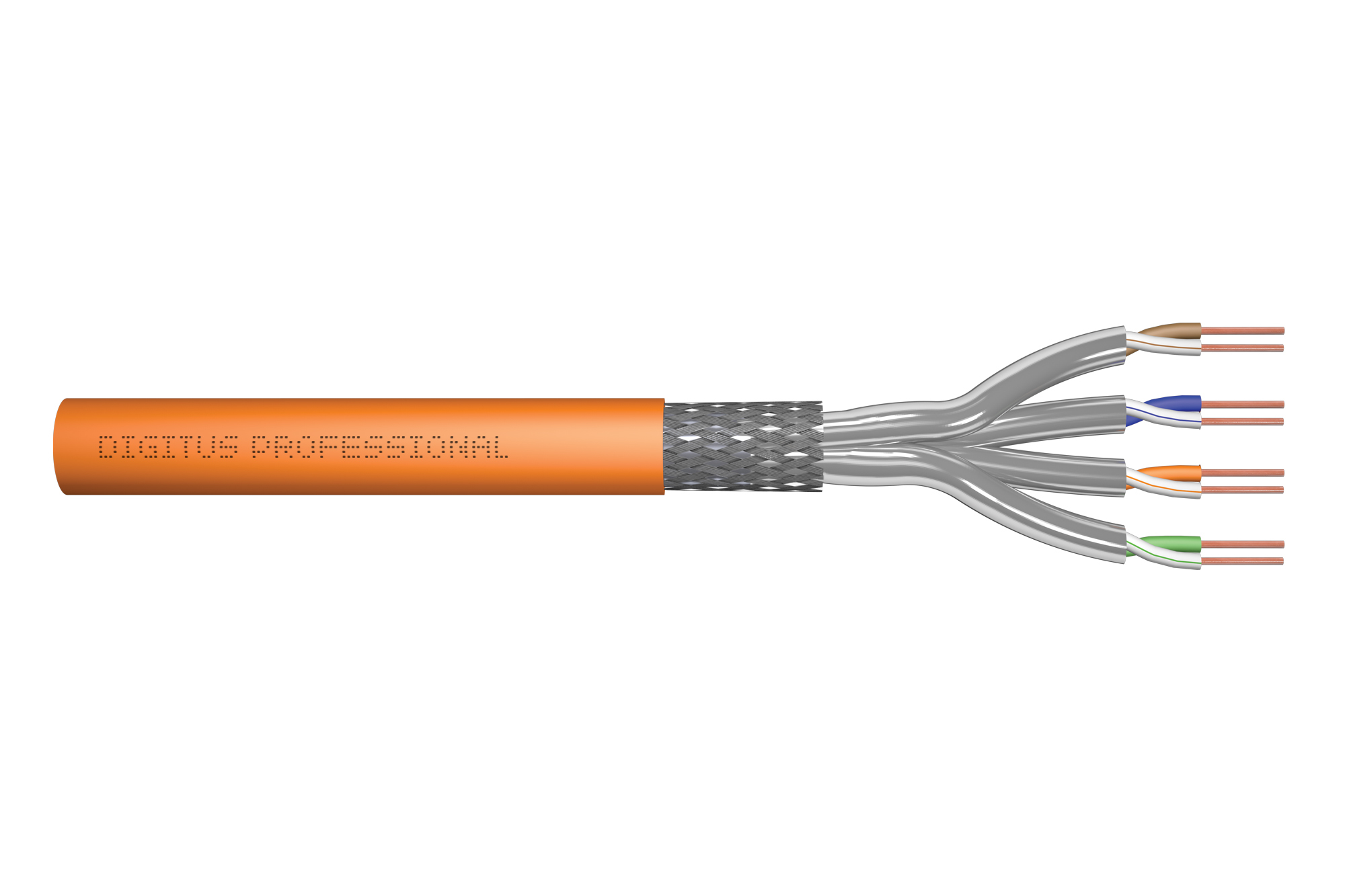 TIETOVERKKOKAAPELI-CAT7 CAT7 S/FTP 2X4P HF DCA K500