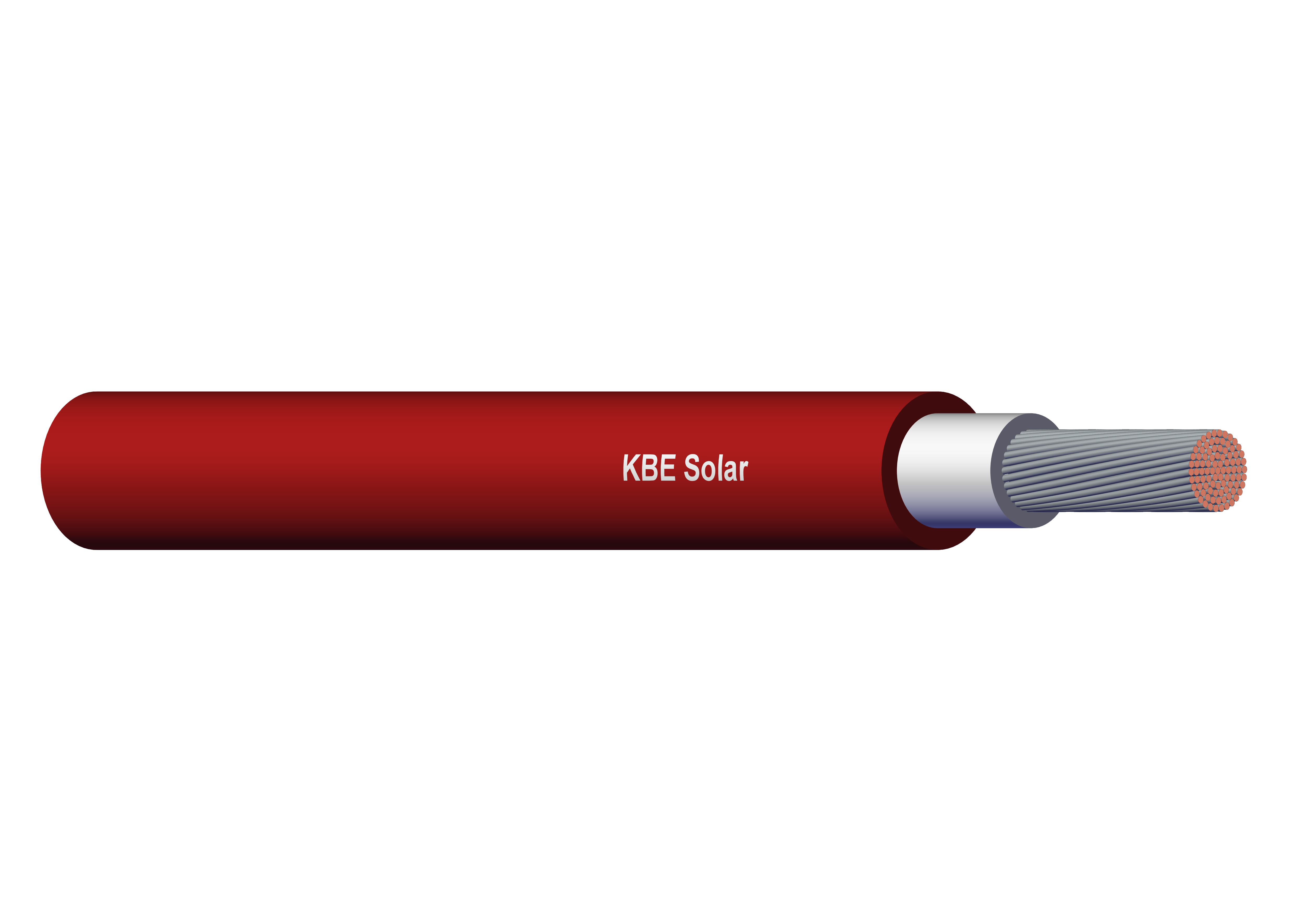 SOLĀRAIS KABELIS KBE H1Z2Z2-K 1x6mm2 RD Dca