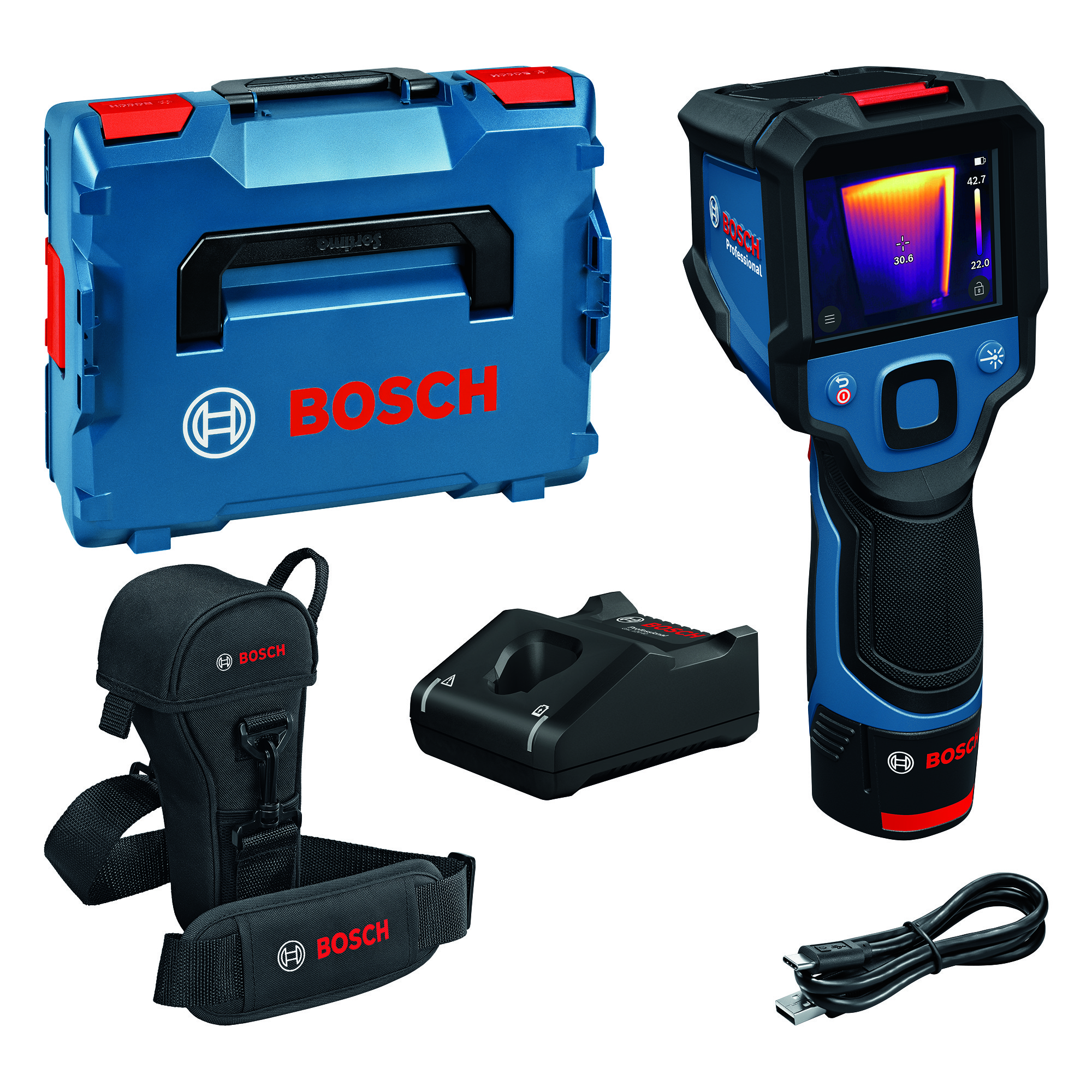LÄMPÖKAMERA BOSCH GTC 12V-450-13 1X2AH LB