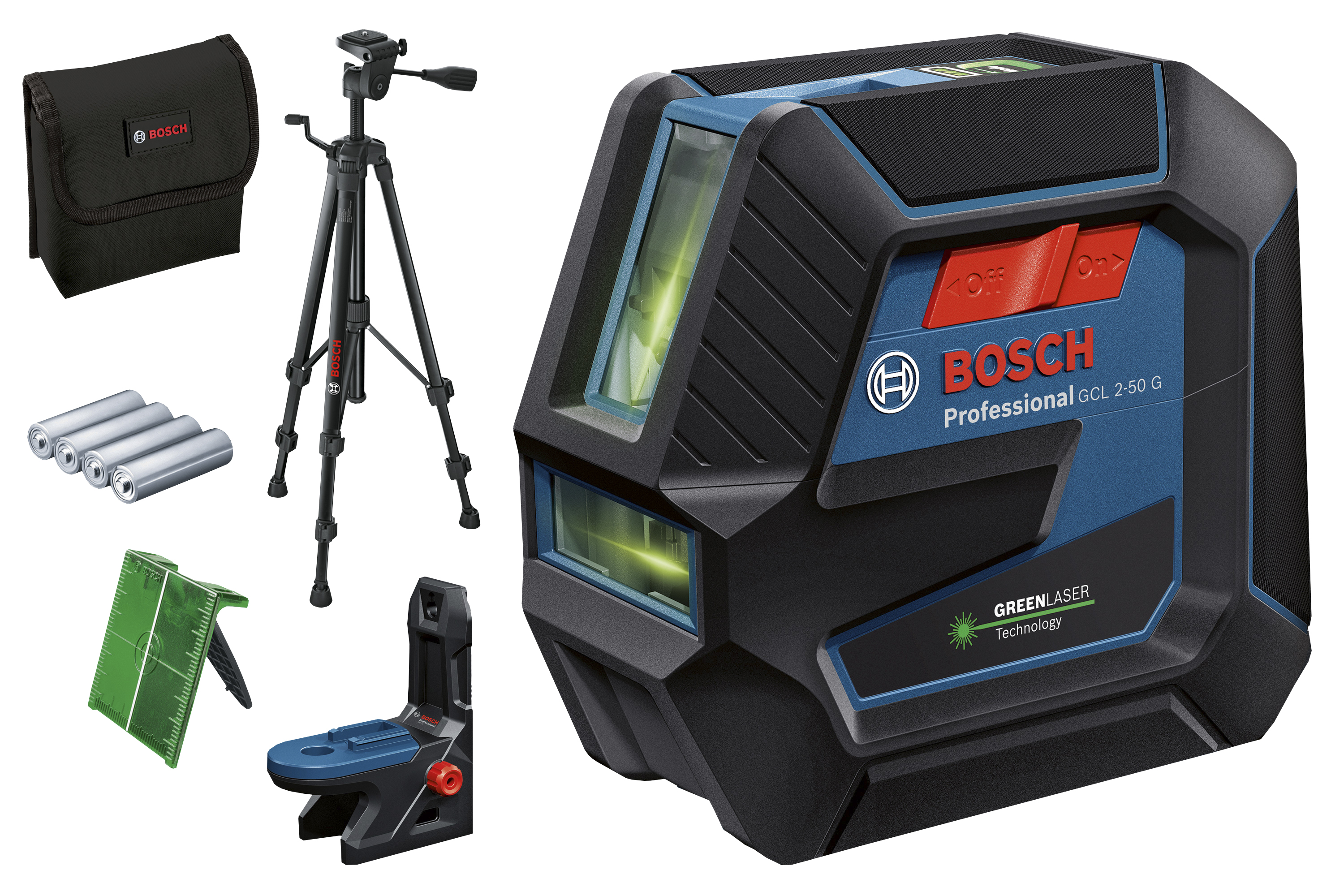 YHDISTELMÄLASER BOSCH GCL 2-50 G RM10 BT150