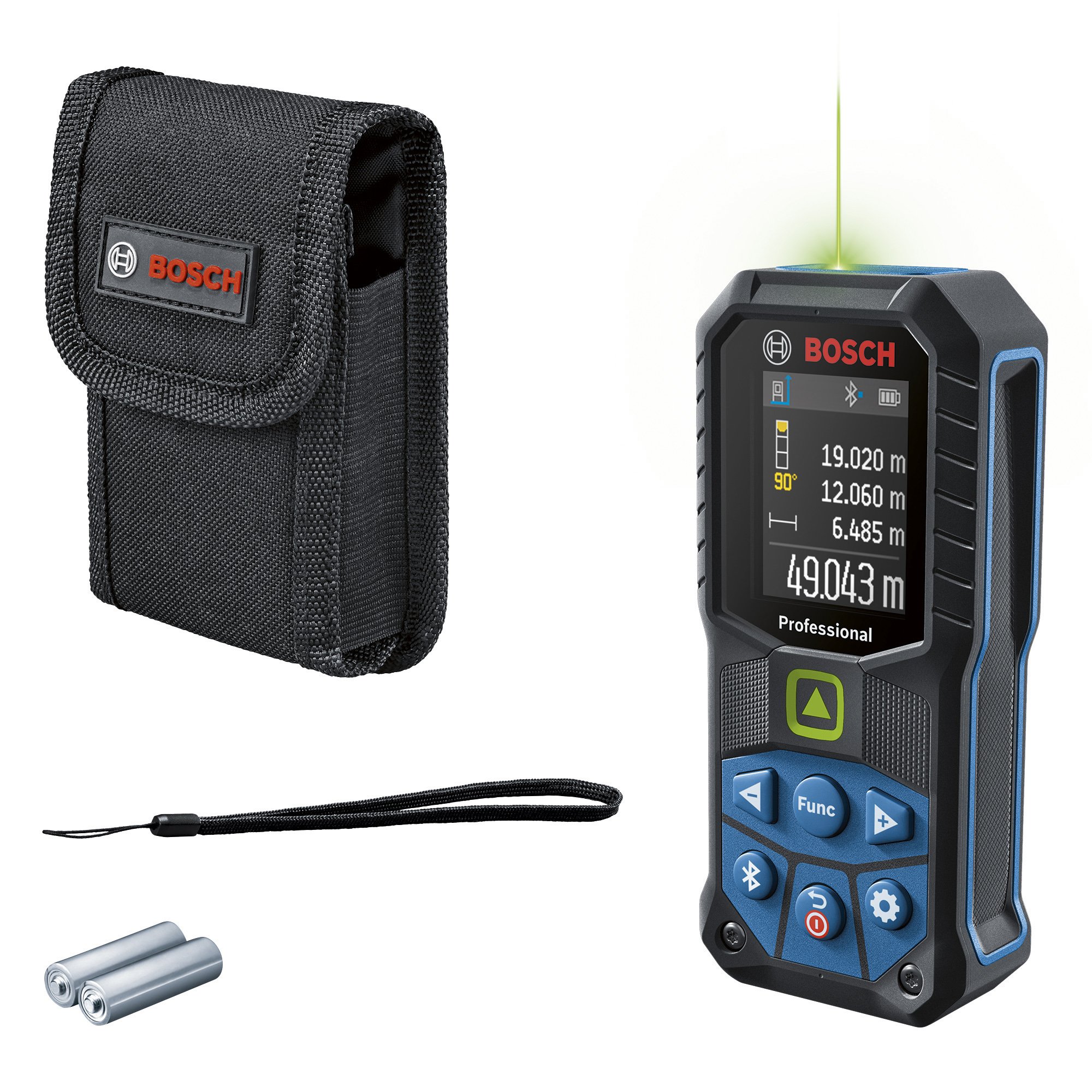 LASERETÄISYYSMITTALAITE BOSCH GLM 50-27 CG 2X1,5V