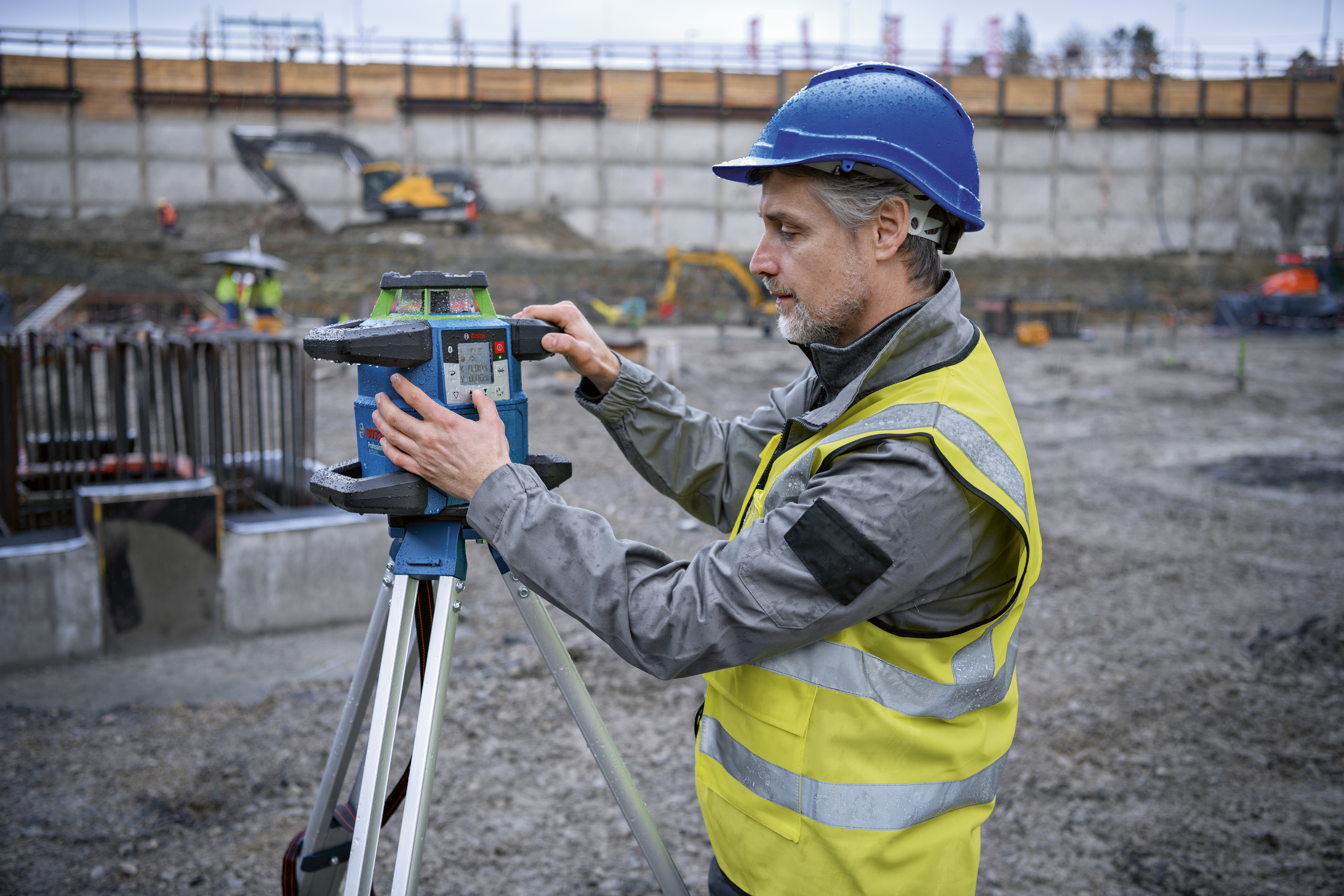bosch blue Rotary laser bosch grl 650 chvg green