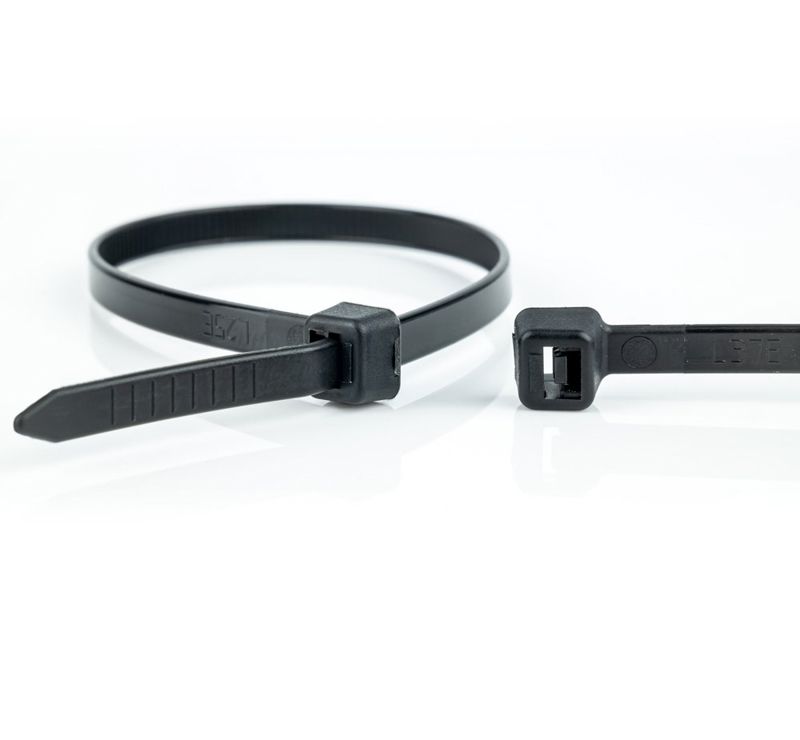 JUHTMEKINNITUSRIBA 140x2,5mm MUST 1000tk/pakk