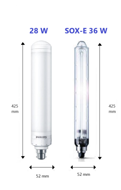 philips Syväsäteilijälamppu b22 840 4000lm 36w=28w 230v