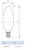 philips Kronljuslampa e14 840 806lm 60w=7w b38 fr