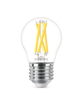 LED LUSTER E27 922/927 340LM 25=3W P45 CL