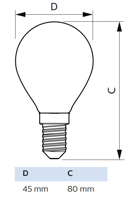 philips Pienkupulamppu master led e14 922/927 470lm 40=3w p45 cl