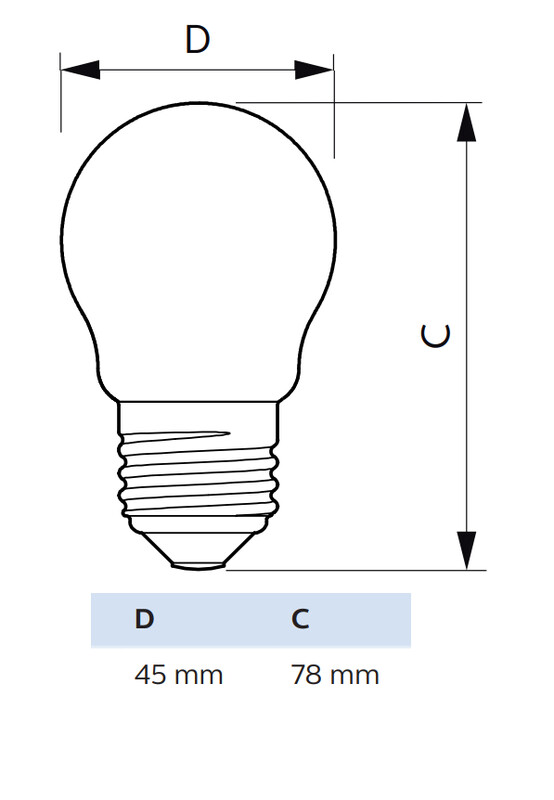 philips Pienkupulamppu master led e27 922/927 806lm 60=6w p45 cl