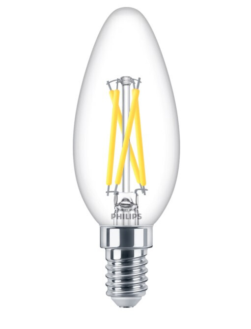 LED CANDLE E14 CCT 340LM 25W=2.5W B35 CL