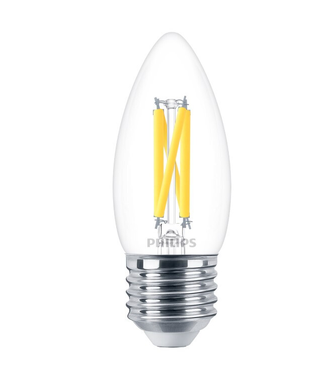 LED CANDLE E27 CCT 470LM 40W=3.4W B35 CL