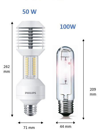 philips Ympärisäteilevä lamppu e40 740 9000lm 100w=50w if