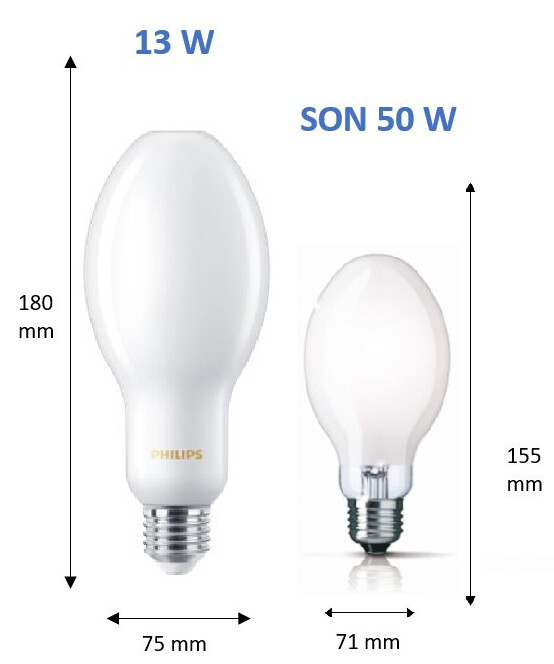 philips Rundstrålande lampa e27 827 1800lm fr 13w