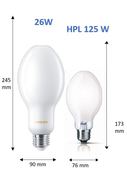 philips Rundstrålande lampa e27 827 3600lm fr 36w