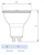 philips Led-spotlight gu10 827 375lm 50w=2.1w d ue a
