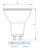philips Spotlight gu10 940 285lm 35w=2.8w 36d