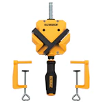 KULMAPURISTIN DEWALT PÖYTÄPURISTIMELLA