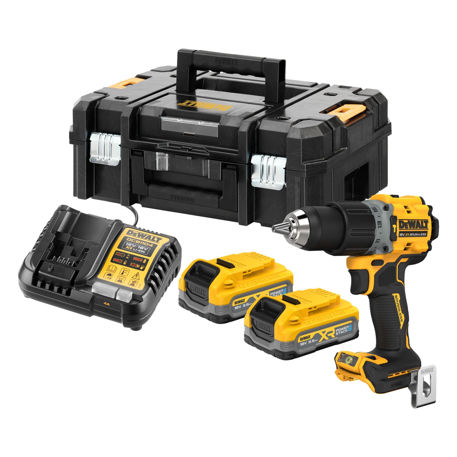 HAMMER DRILLDRIVER DEWALT DCD805S2T 18V XR 2X3,5AH