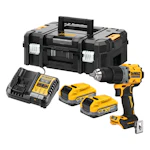HAMMER DRILLDRIVER DEWALT DCD805S2T 18V XR 2X3,5AH