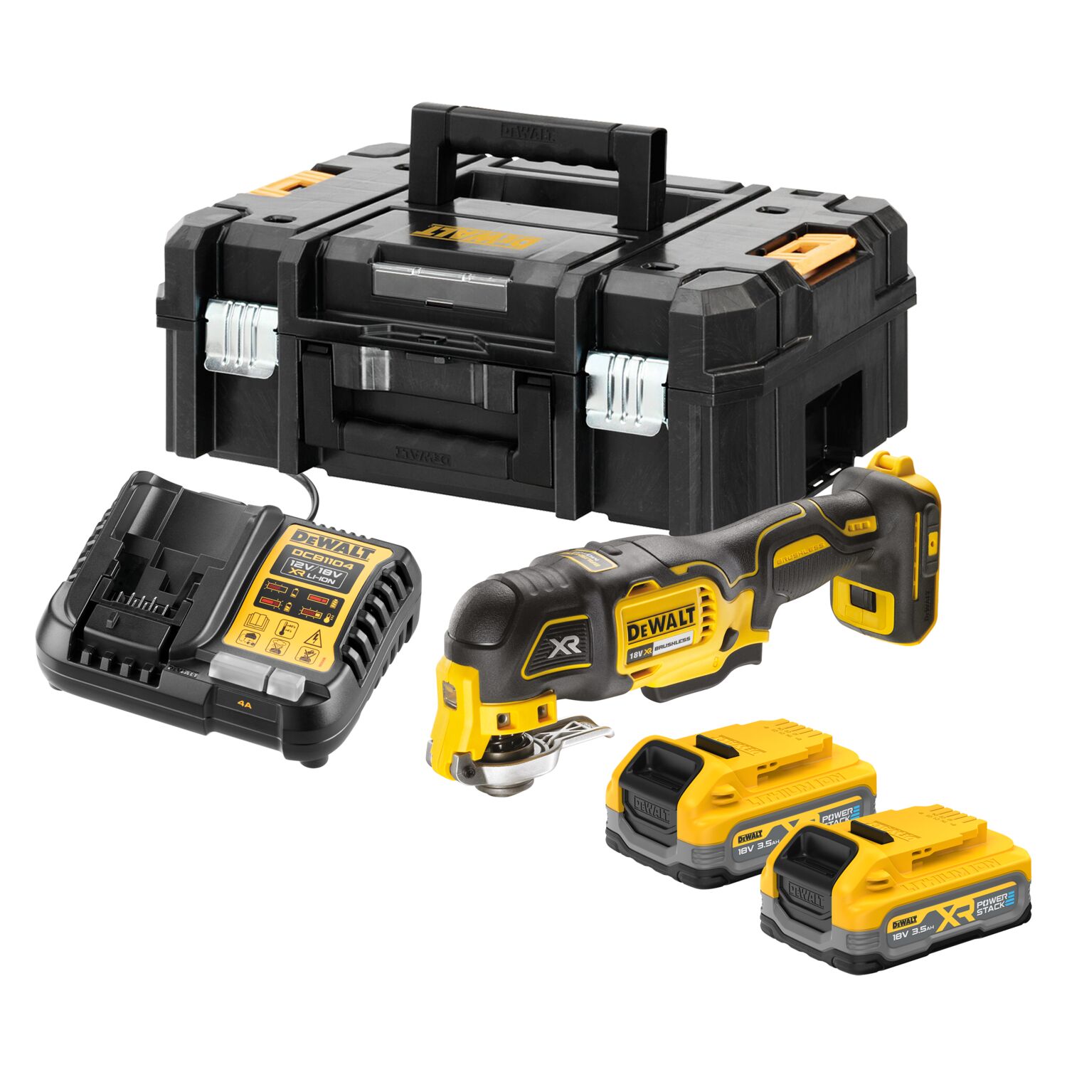 OSCILLATING TOOL DEWALT DCS356S2T 18V XR 184MM 2X3,5AH