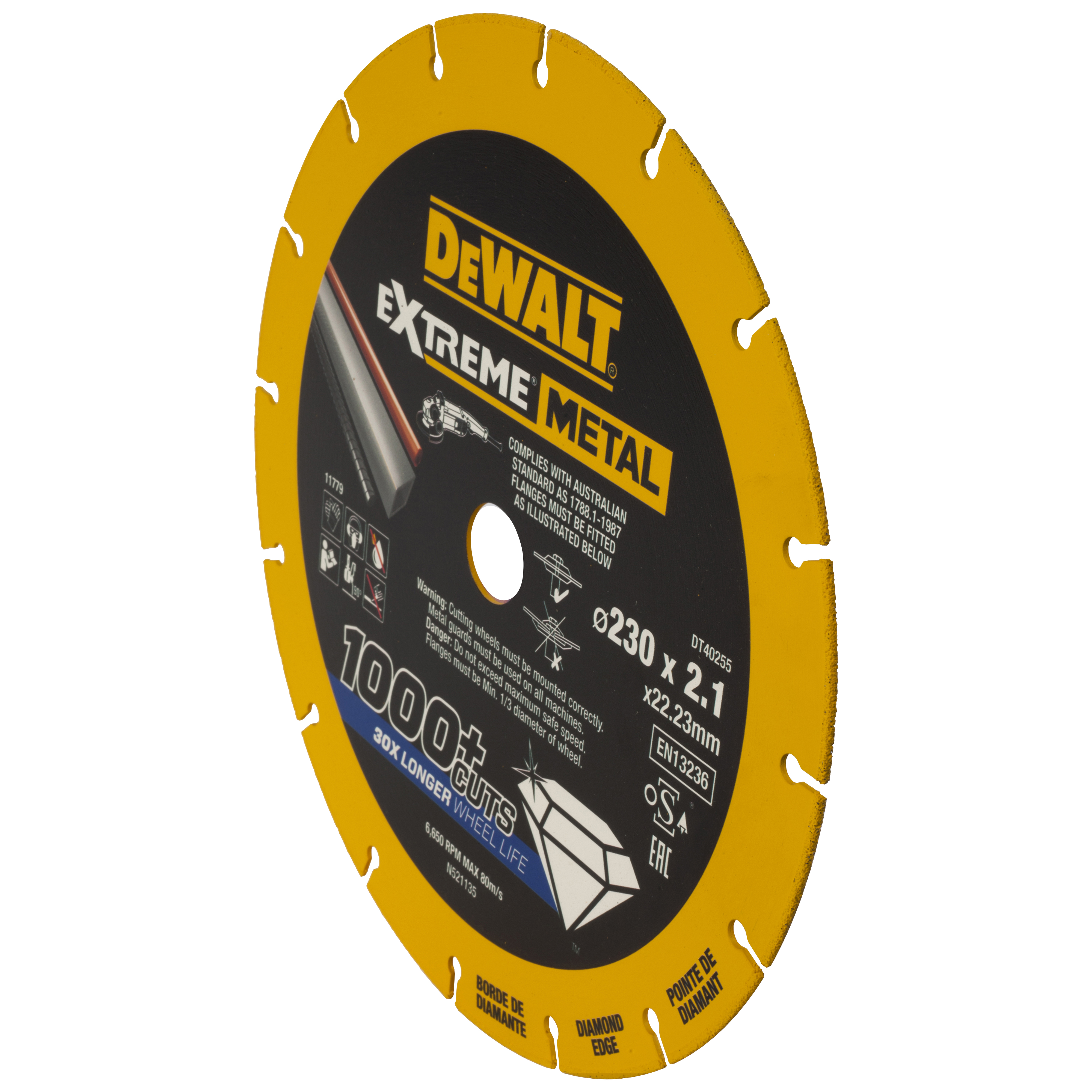 dewalt Diamond disc dewalt extreme metal 230x22.23x1.5mm