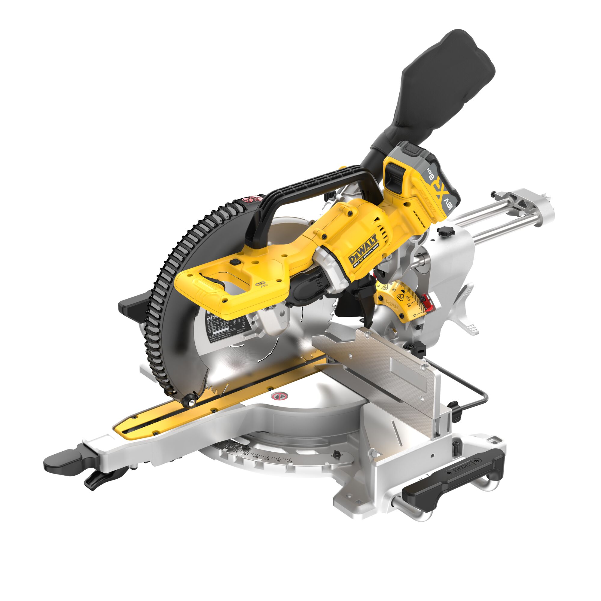 AKKUKATKAISU-/JIIRISAHA DEWALT DCS782XW2 18V 305MM 2XDCB1180