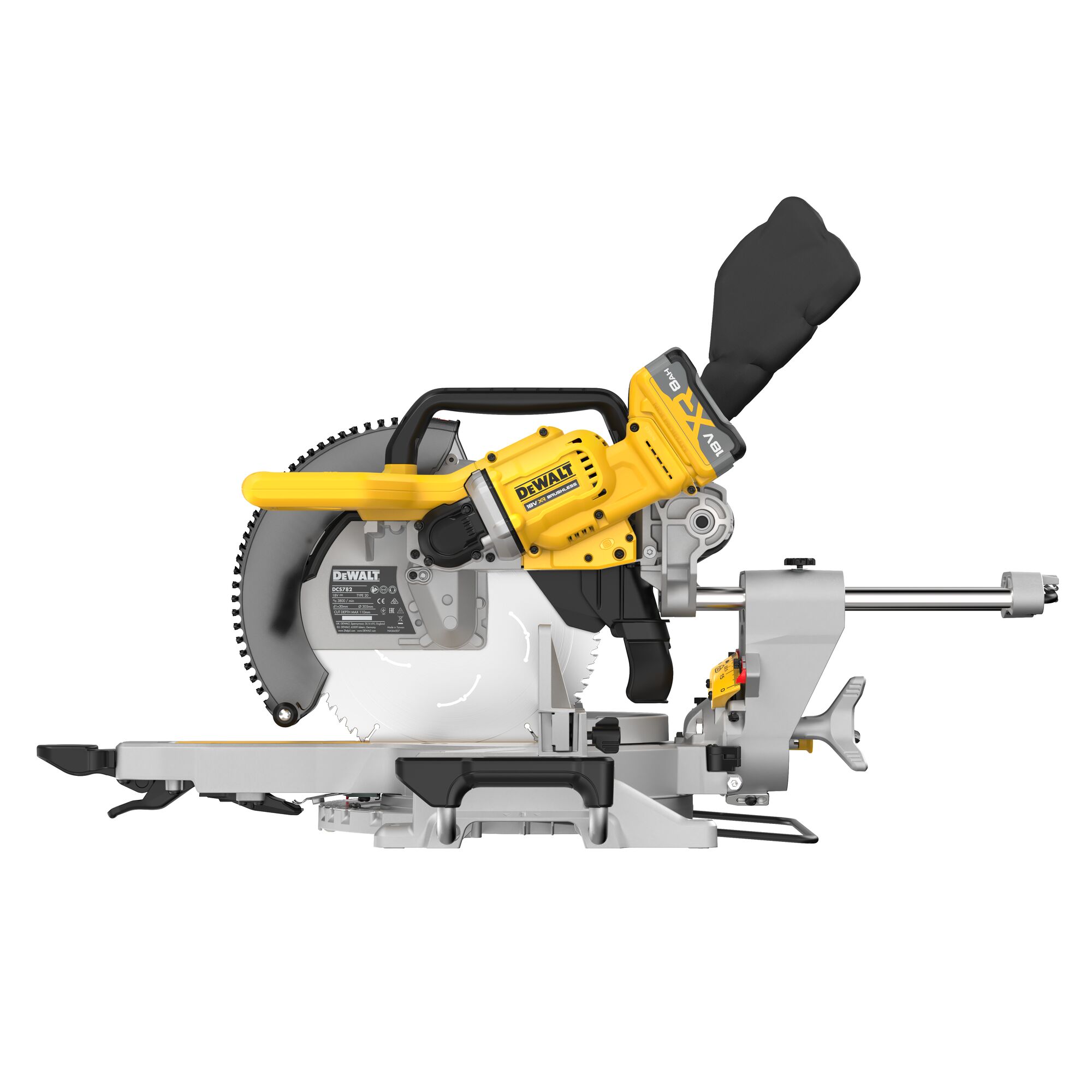 dewalt Mitre saw dewalt dcs782xw2 18v 305mm 2xdcb1180