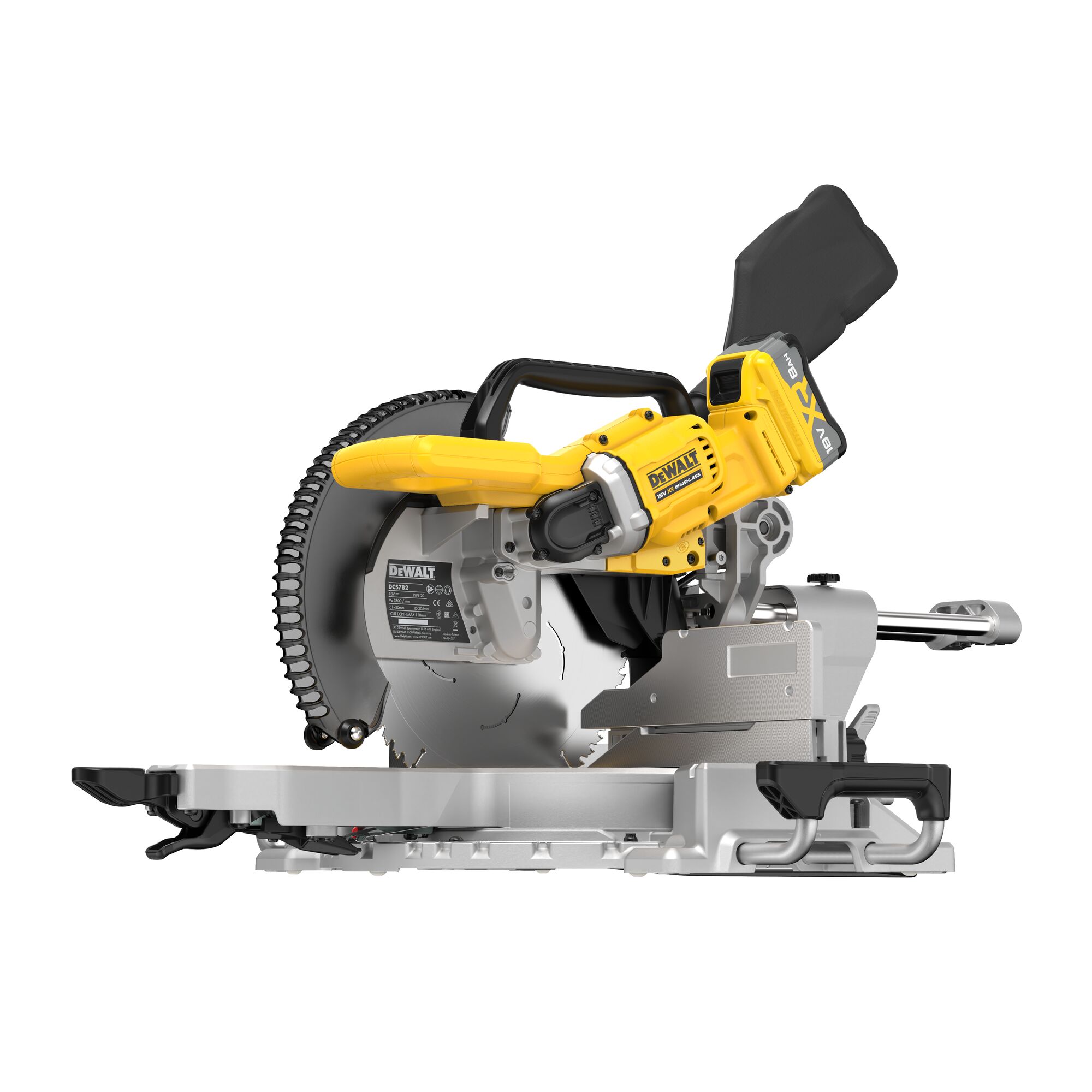 dewalt Mitre saw dewalt dcs782xw2 18v 305mm 2xdcb1180