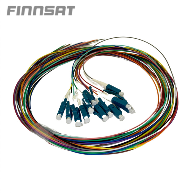 finnsat Häntäkuitusarja lc/upc sm 12 väriä g.657.a1 2m