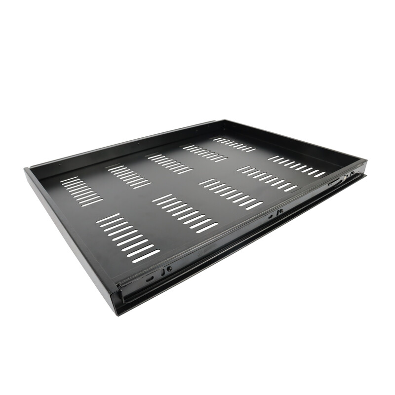 televes Shelf 19in sliding tr. 1u 800-1000mm