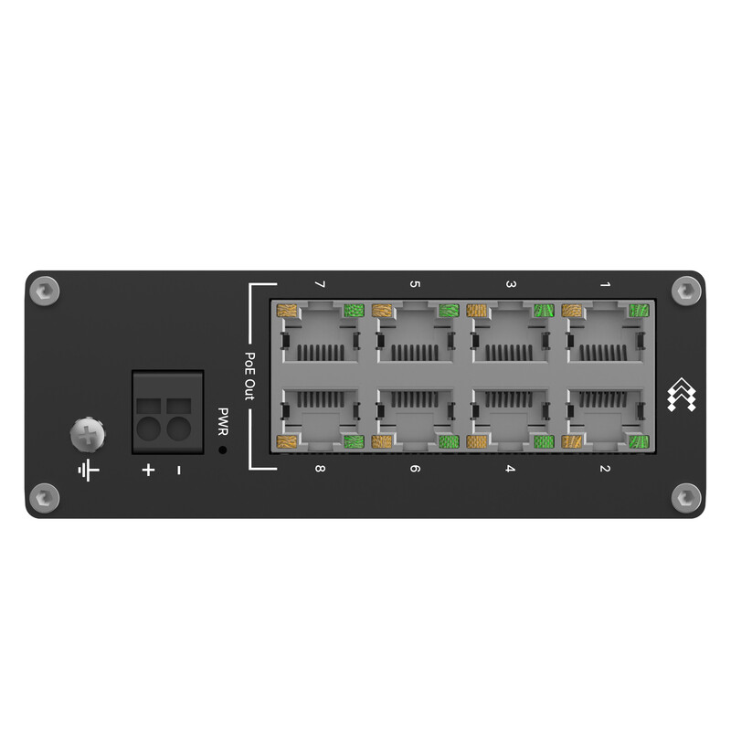 teltonika Ethernet switch 8port 10/100 industrial poe+