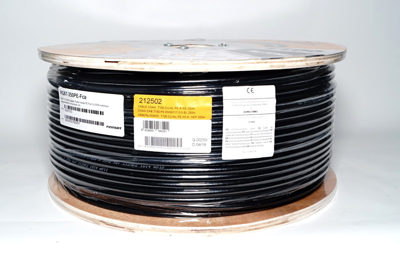 televes Antenna cable rg6t 13db/500mhz 250m pe fca