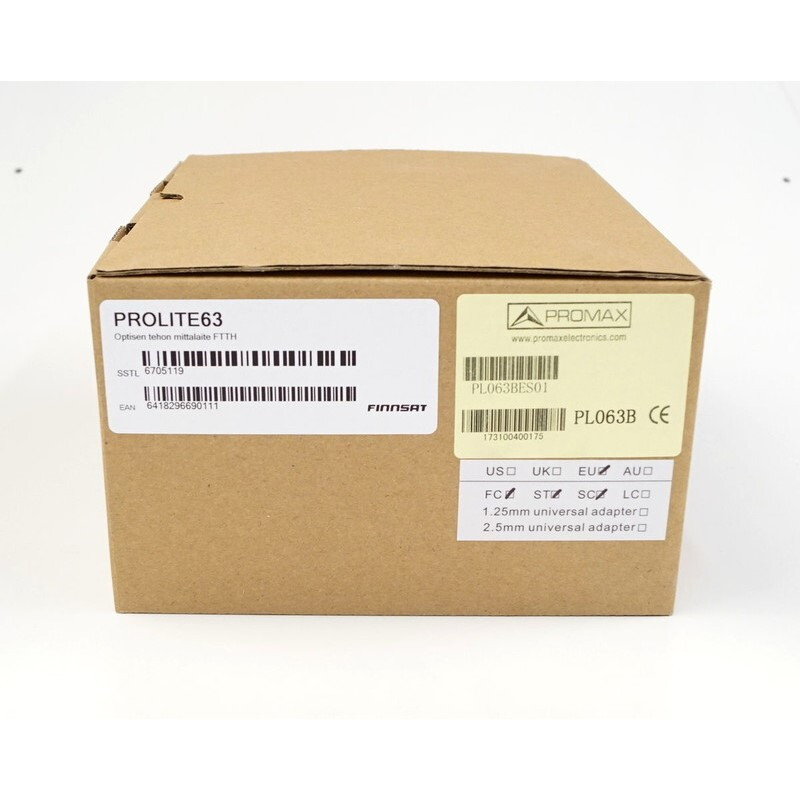 promax Tehomittari finnsat prolite63 tehomittari ftth
